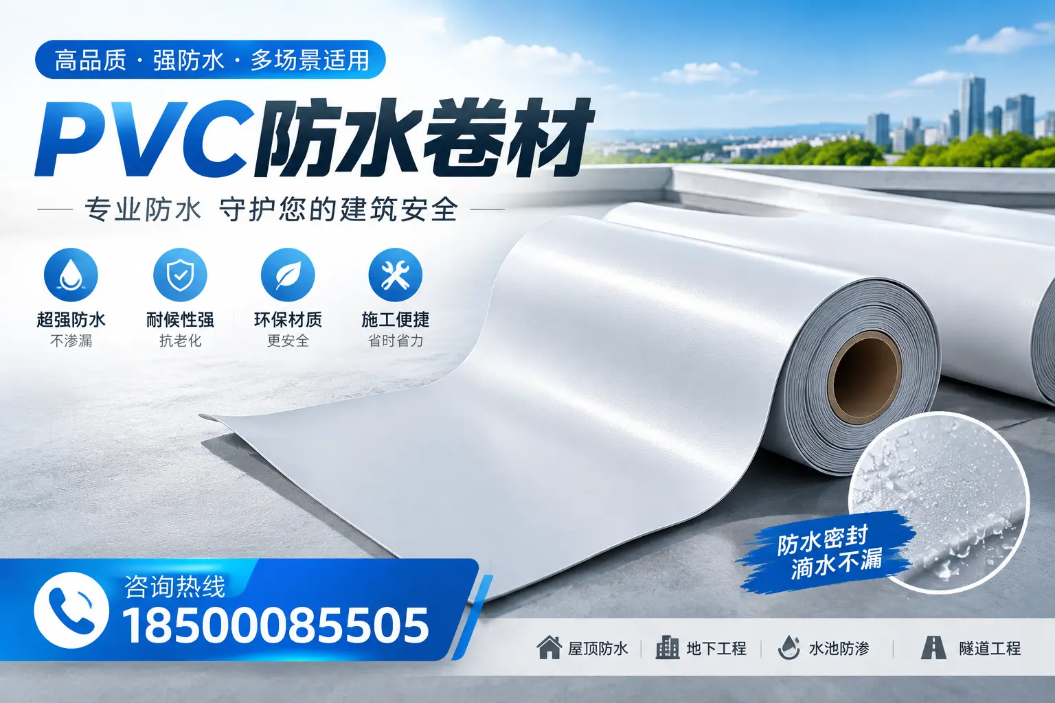 PVC防水卷材的市场竞争分析，钦州品牌选择参考